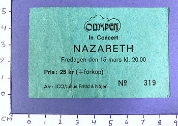 NAZARETH - Lund 1974