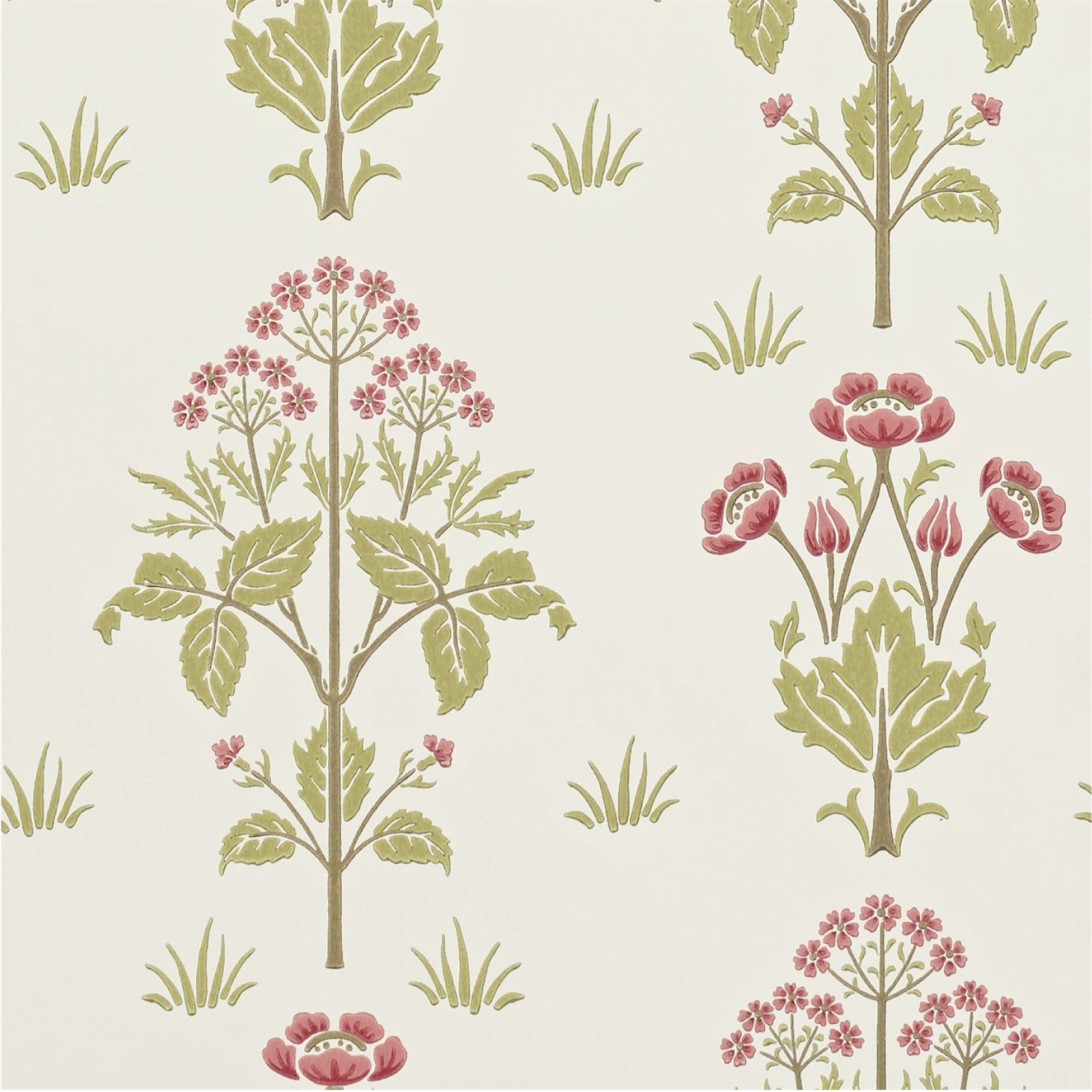 TAPET MEADOW SWEET, Rose/Olive