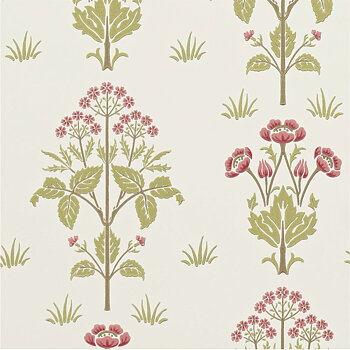TAPET MEADOW SWEET, Rose/Olive