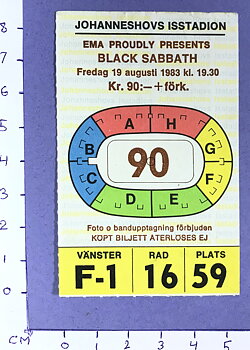 BLACK SABBATH - Stockholm 1983