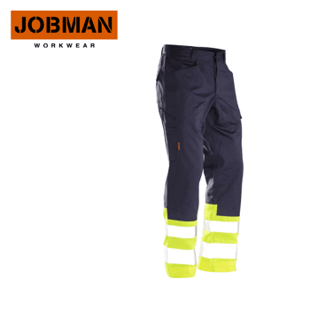 Palveluhousut Jobman 2314 Navy Keltainen KL 1