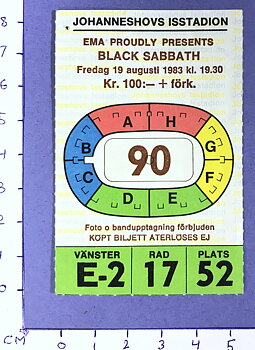 BLACK SABBATH - Stockholm 1983 (2)