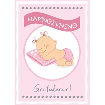 Namngivningskort, Rosa - Tinka