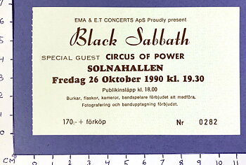 BLACK SABBATH - Stockholm 1990