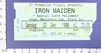 IRON MAIDEN - Copenhagen 1998