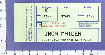 IRON MAIDEN - Stockholm 1990
