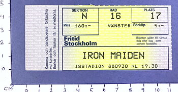 IRON MAIDEN - Stockholm 1988