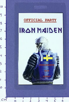 IRON MAIDEN - Official Party Invite Pass