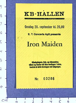 IRON MAIDEN - Köpenhamn 1988