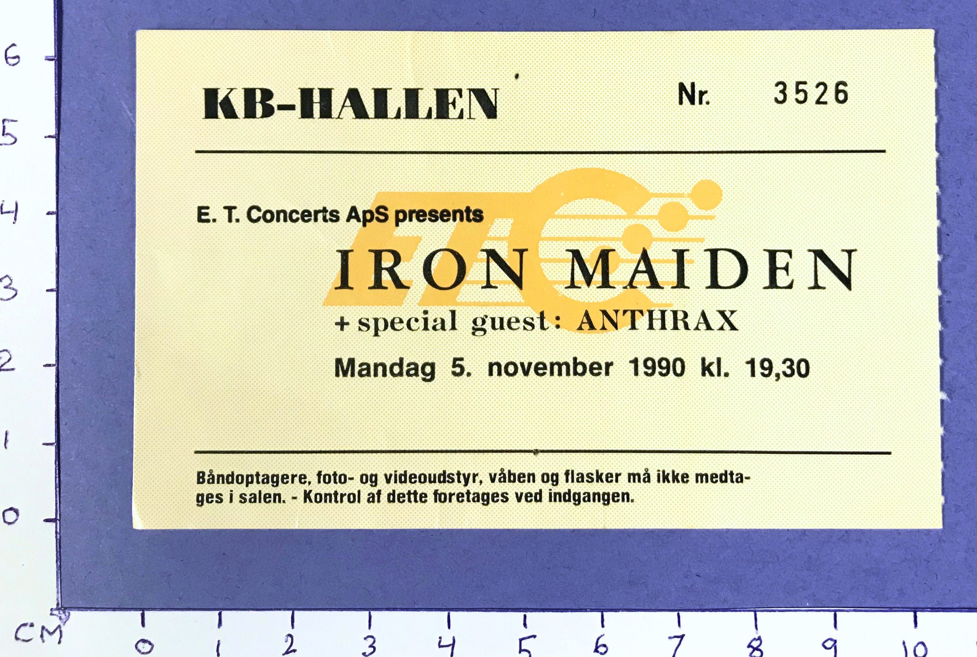 IRON MAIDEN - Copenhagen 1990