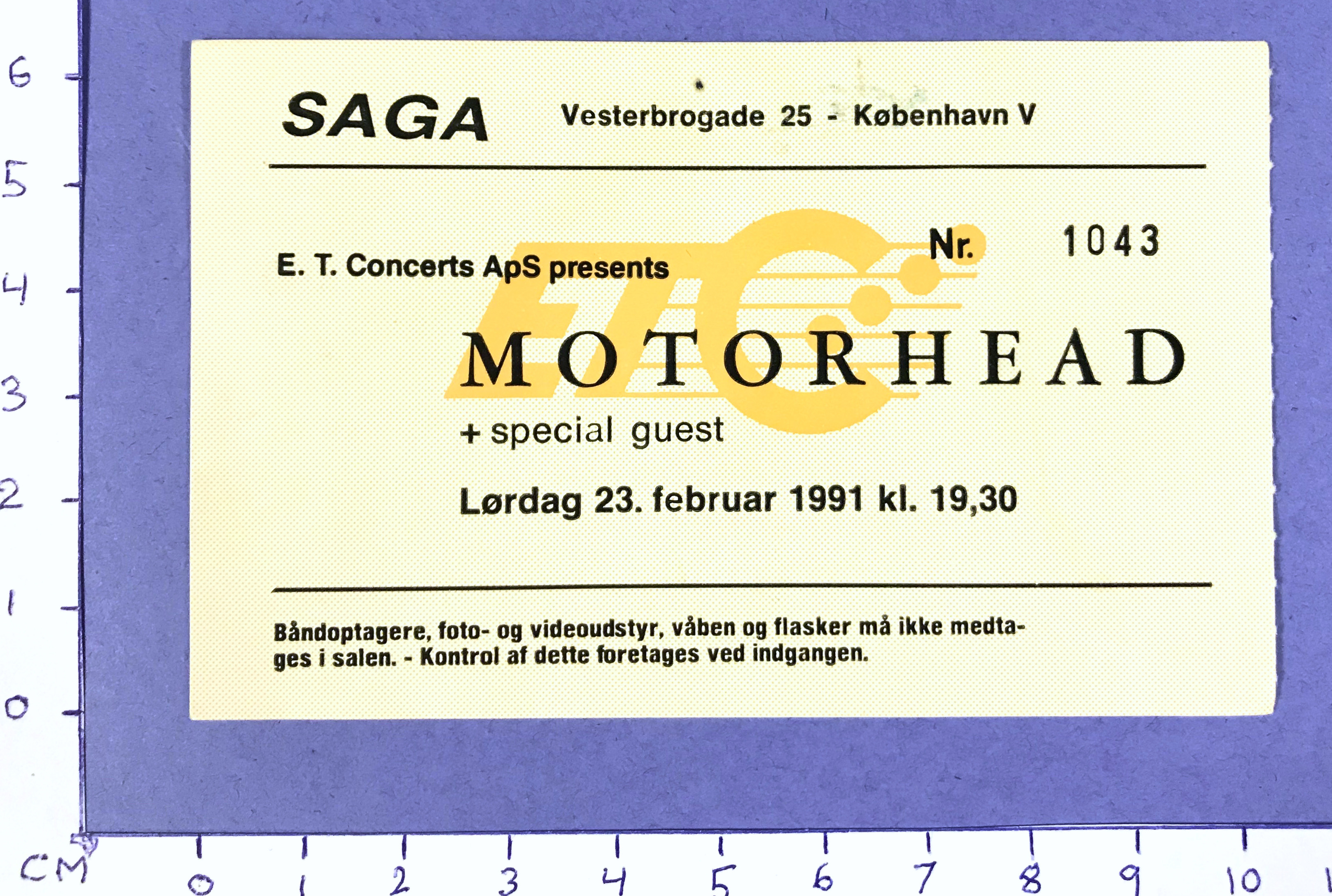 MOTÖRHEAD - Köpenhamn 1991