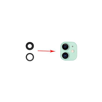 Original iPhone 12 Bak Kameralins Med Tejp - 2-pack
