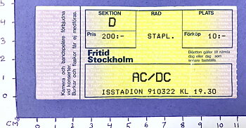 AC/DC - Stockholm 1991