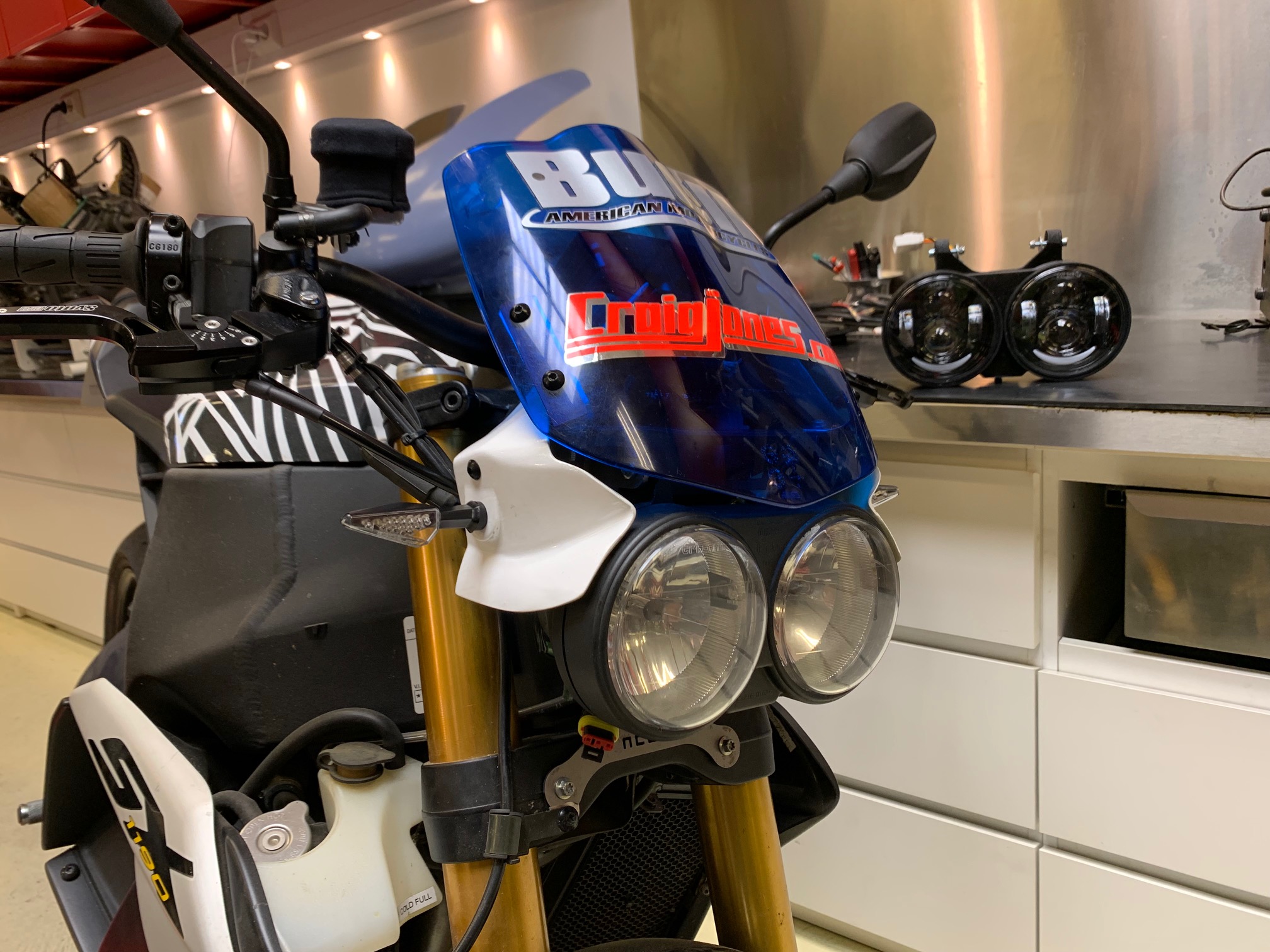 EBR  / Buell 1190 SX Dual Frontlamp Conversion Kit  - 4
