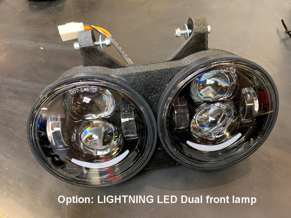 EBR  / Buell 1190 SX Dual Frontlamp Conversion Kit  - 3