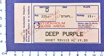 DEEP PURPLE - Stockholm 1993