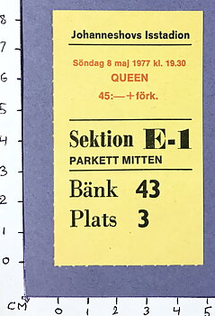 QUEEN - Stockholm 1977