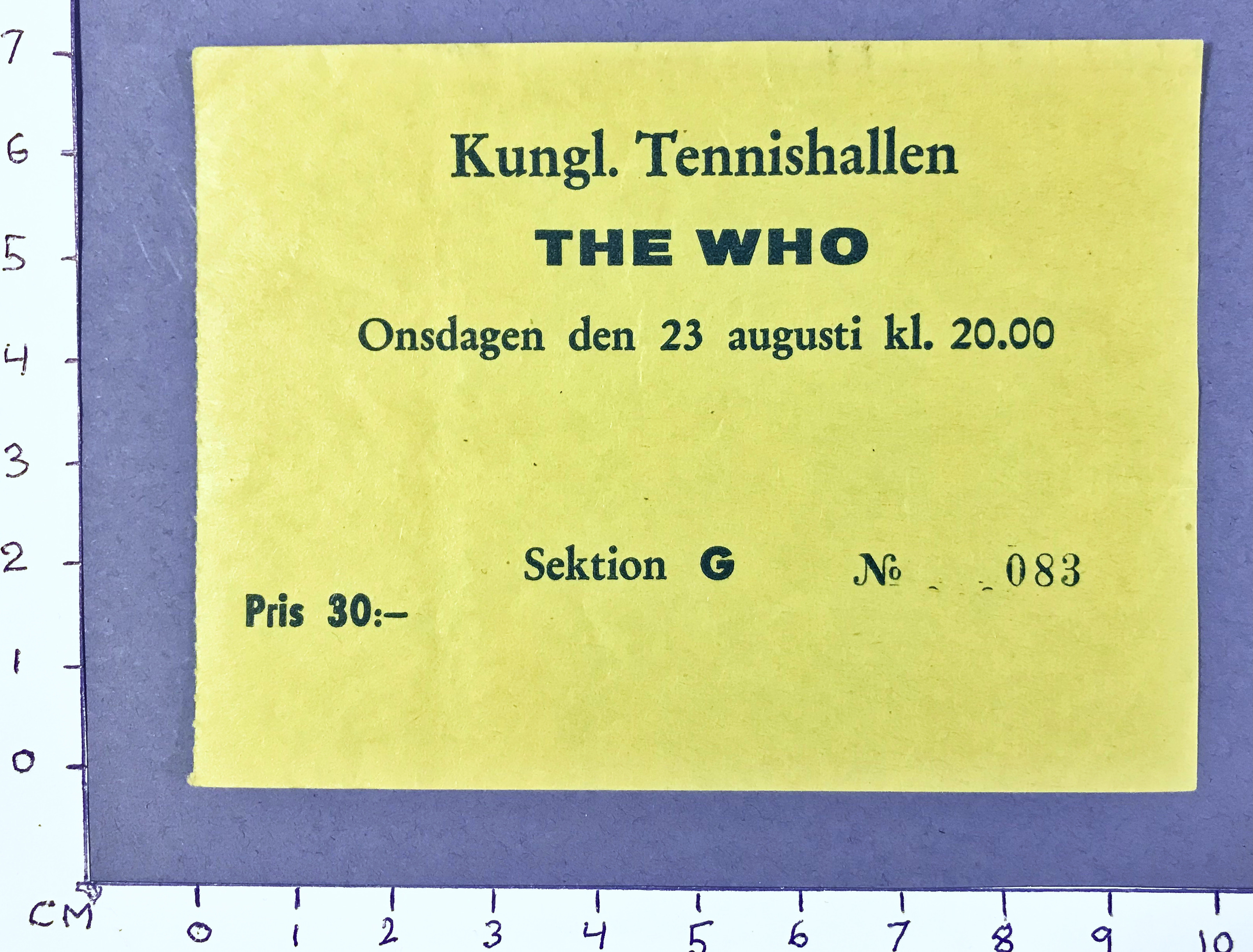THE WHO - Stockholm 1972
