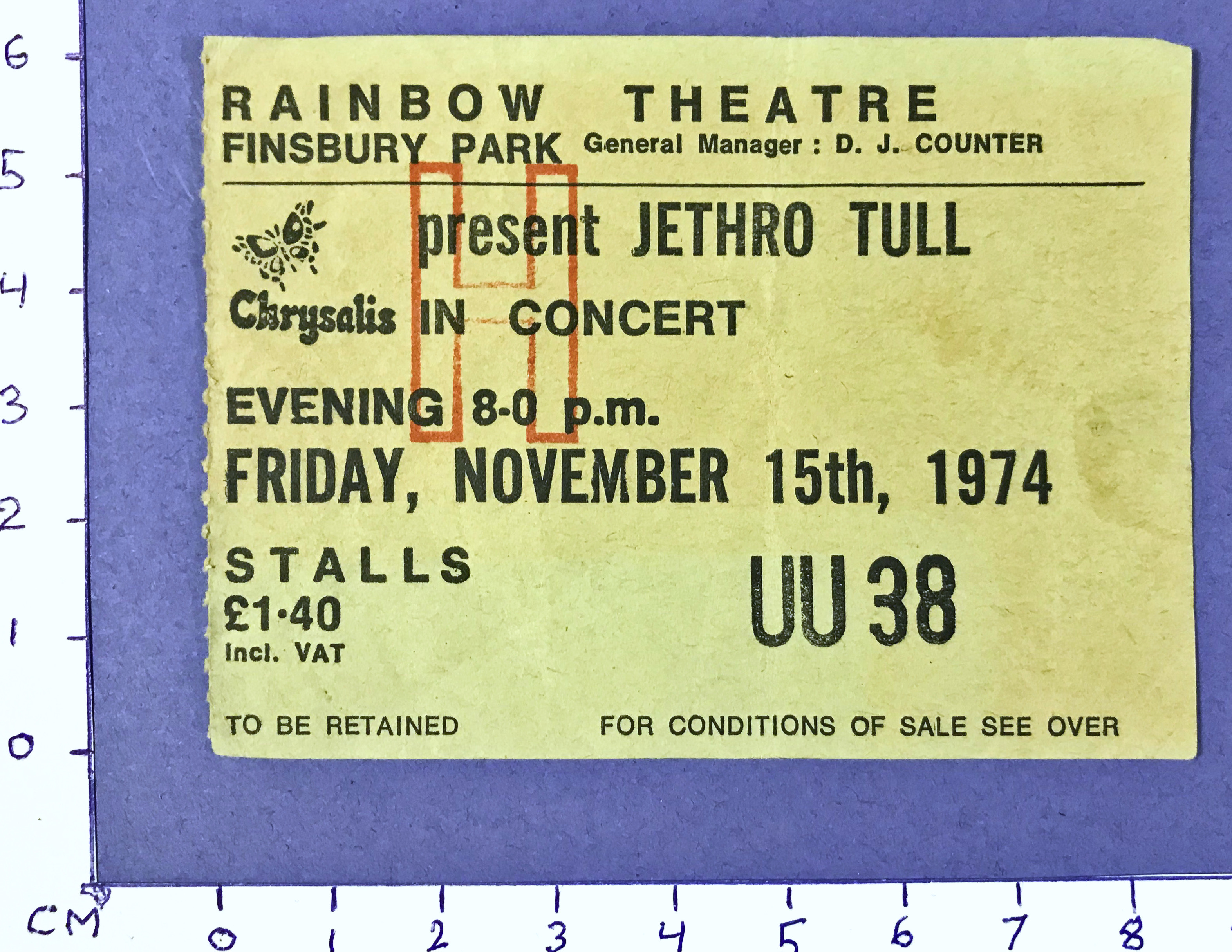 JETHRO TULL - London 1974