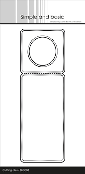 Simple and basic Pierced Bottle label Cutting Dies