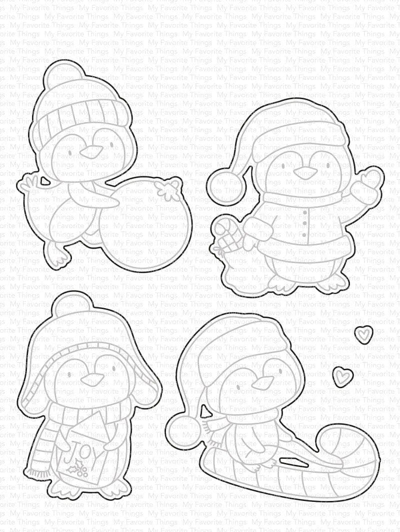 MY FAVORITE THINGS -It's Penguining to Look a Lot Like  Christmas Die-namics 