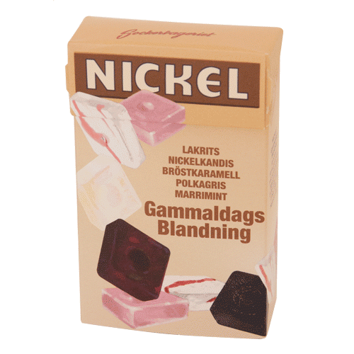 Nickel gammaldags blandning retrogodis