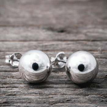 by Faith - Örhängen Silverkula 10mm