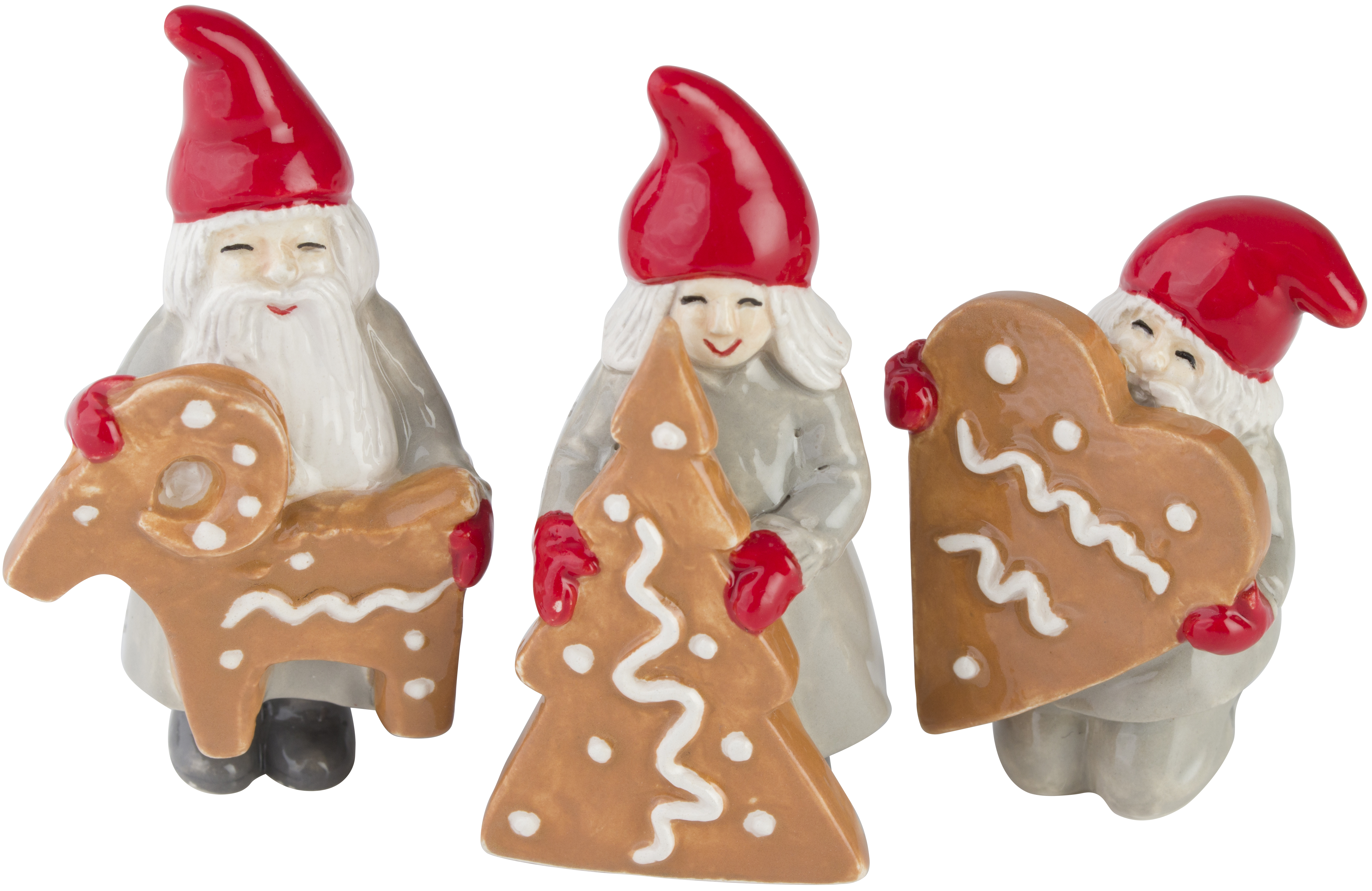 Pepparkaks-tomtar 3-pack - 2