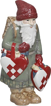 Cult Design - Julhjärta Tomten 16 cm
