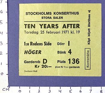TEN YEARS AFTER - Stockholm 1971