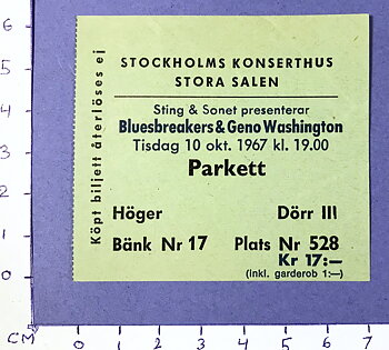 BLUESBREAKERS - Stockholm 1967