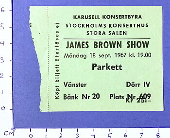 JAMES BROWN - Stockholm 1967