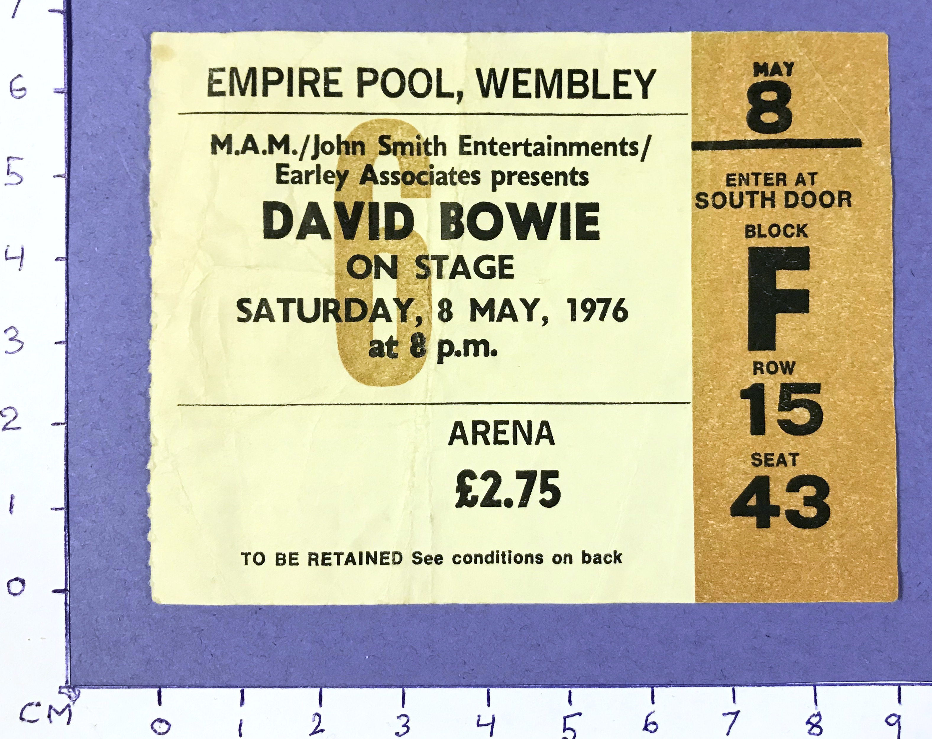DAVID BOWIE - London 1976