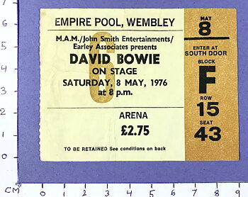 DAVID BOWIE - London 1976