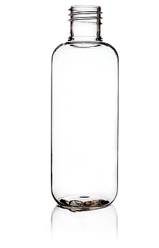 PET-flaska Klar med Spray Trigger i Svart  - 250 ml 