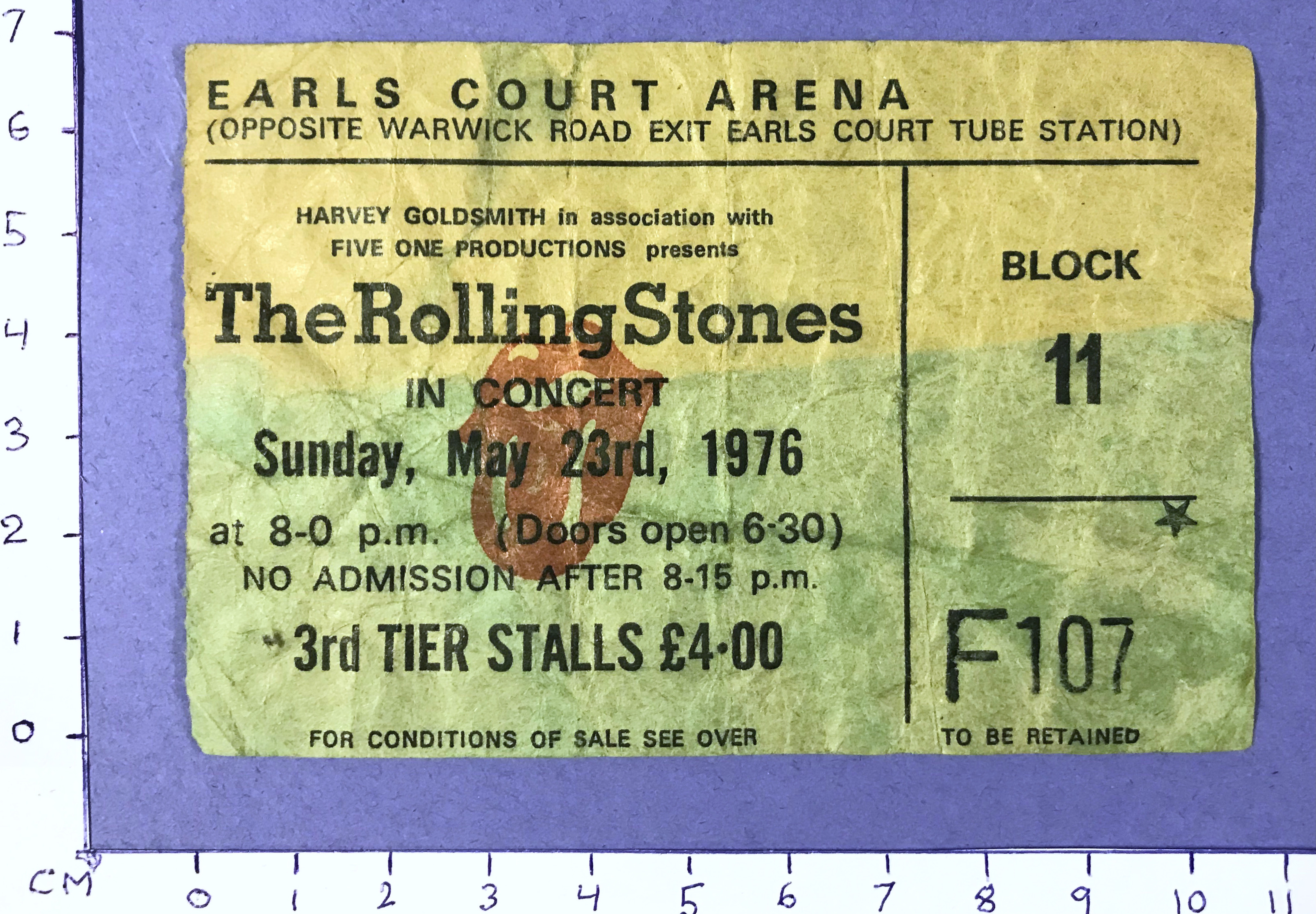 ROLLING STONES - London 1976, May 23