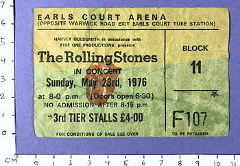 ROLLING STONES - London 1976, May 23