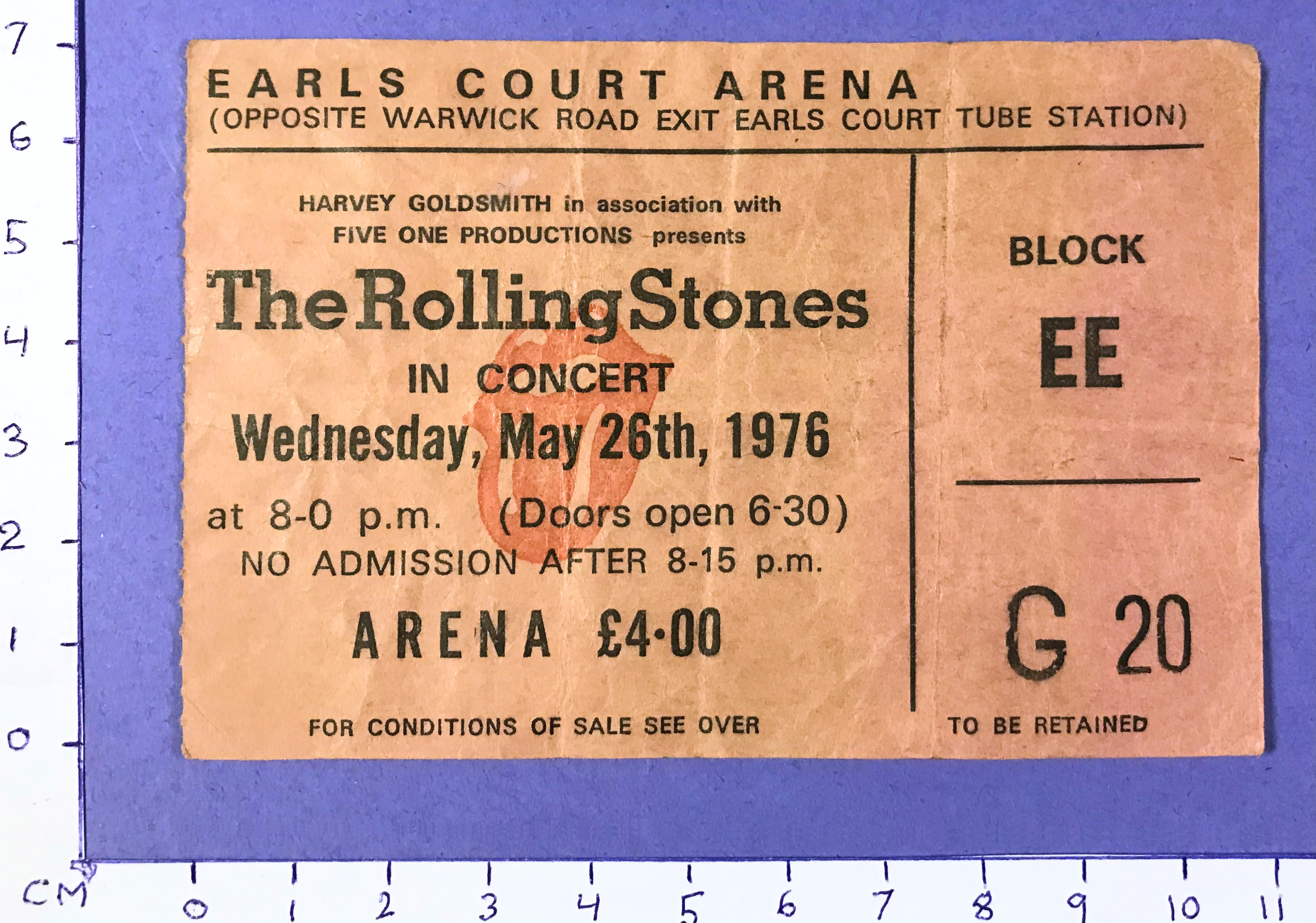 ROLLING STONES - London 1976, May 26