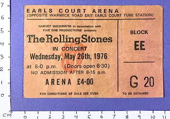 ROLLING STONES - London 1976, May 26