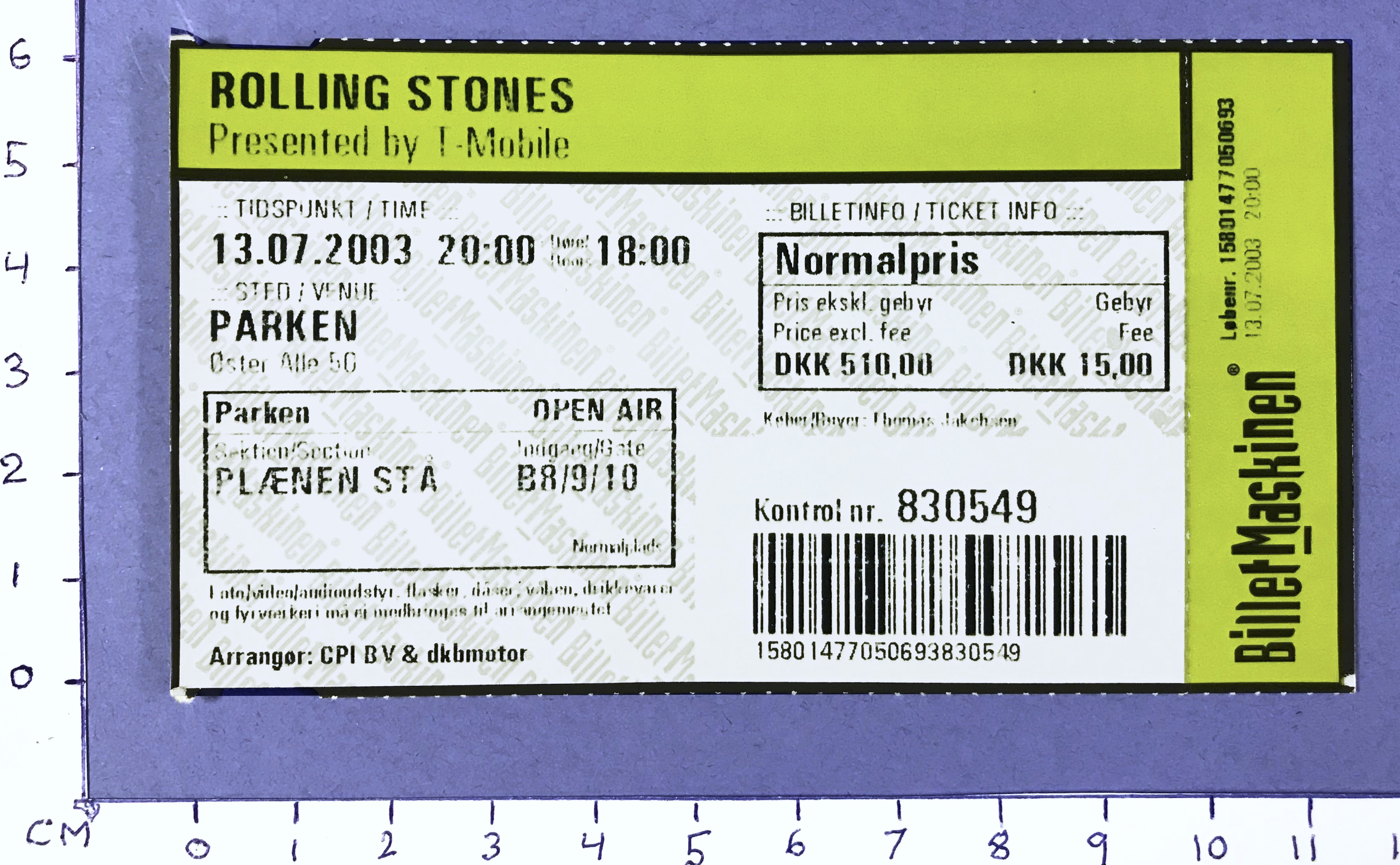 ROLLING STONES - Copenhagen 2003