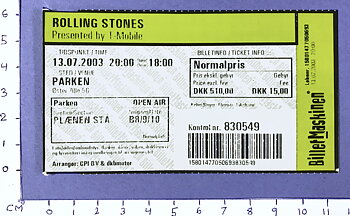 ROLLING STONES - Copenhagen 2003