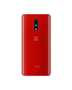 OnePlus 7 Baksida med tejp - Röd