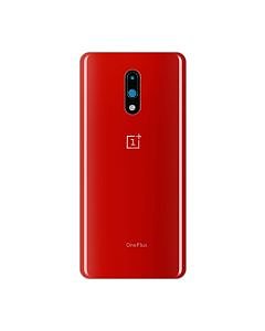 OnePlus 7 Baksida med tejp - Röd