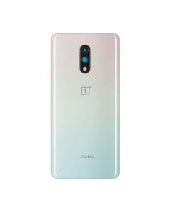 OnePlus 7 Baksida med tejp - Vit/Guld