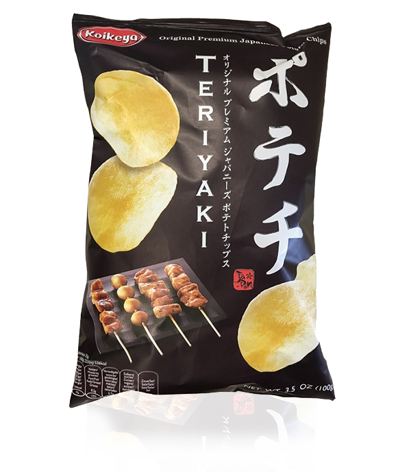 Koikeya Potechi Teriyaki Chips, 100 g