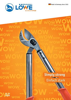 Produktkatalog 2026 Löwe trädgård