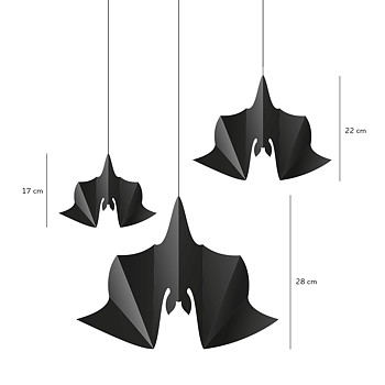 Hängande fladdermöss | 3-pack