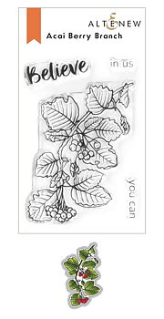 ALTENEW -Acai Berry Branch Stamp & Die Bundle