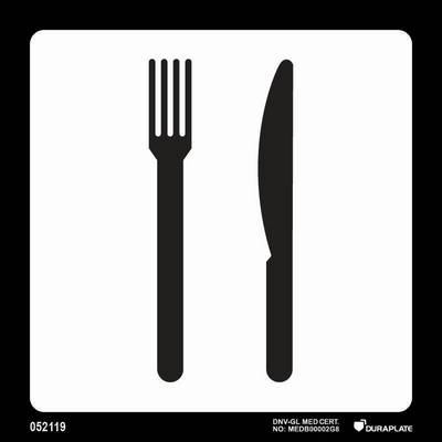 Marine Terminal & Airport Signs (ICAO 9363) "Restaurant" - IMPA 33.2424