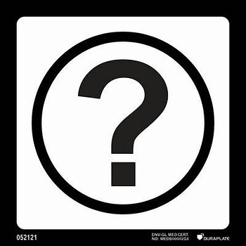 Färjeterminals- & flygplatsskylt (ICAO 9363) "Information" - IMPA 33.2426